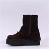 Marco Moreo Vale Rear Zip Wrapped Boot - Brown Suede